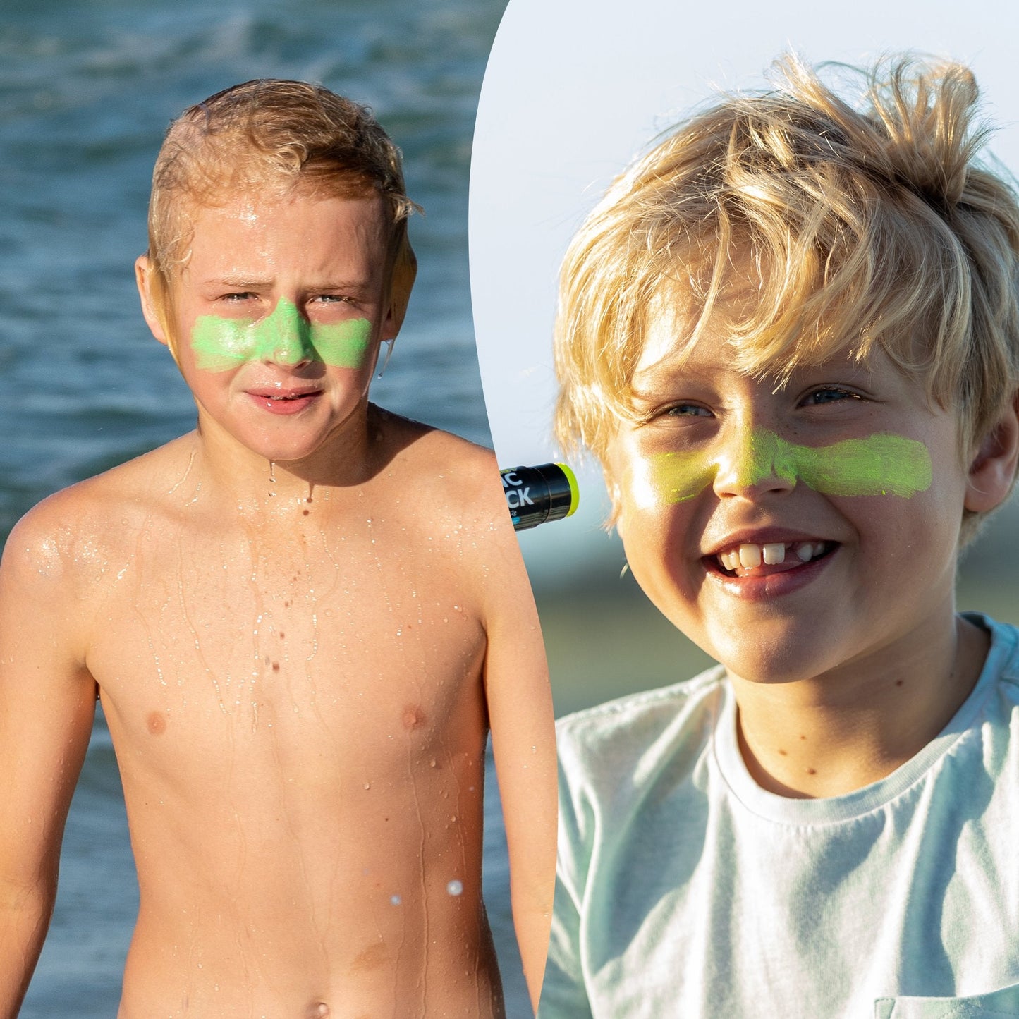 Zinc Sticks Rainbow 4-Pack: Pink, Blue, Yellow & Green SPF 50+