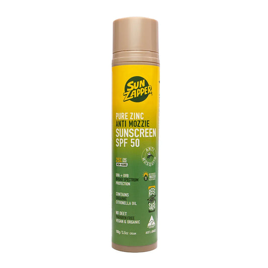 Mosquito Repellent Sunscreen SPF 50 – DEET-Free, Citronella, Reef Safe, Tinted